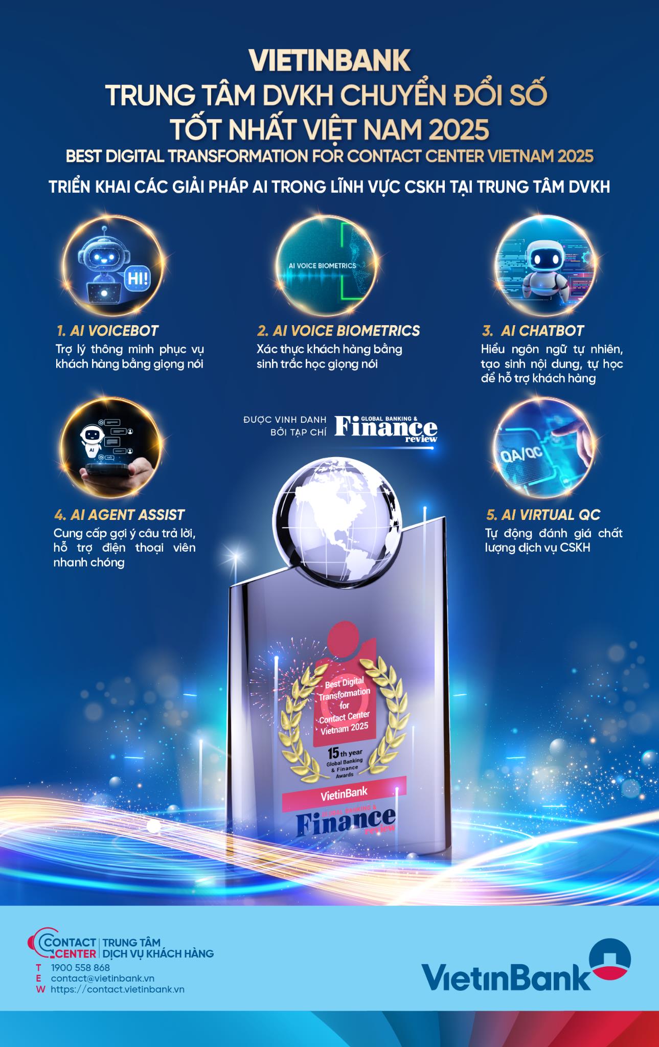 VietinBank giành giải thưởng quốc tế về trải nghiệm khách hàng - Ảnh 1
