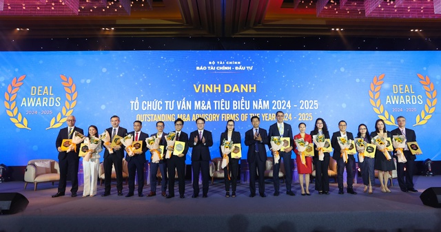 Chứng khoán Rồng Việt 6 lần liên tiếp nhận giải thưởng “Tổ chức tư vấn M&A tiêu biểu" - Ảnh 1