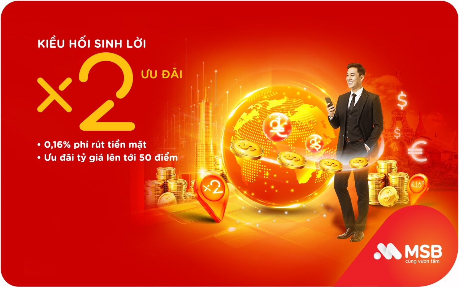 MSB nhân đôi lợi ích cho khách hàng nhận kiều hối - Ảnh 1