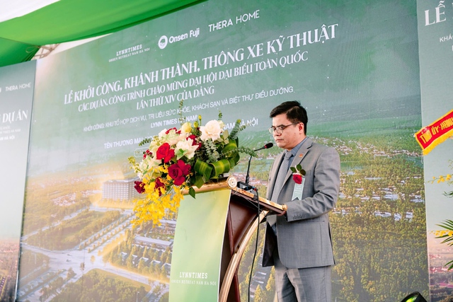 Chính thức khởi công dự án Lynn Times Onsen Retreat Nam Hà Nội - Ảnh 1