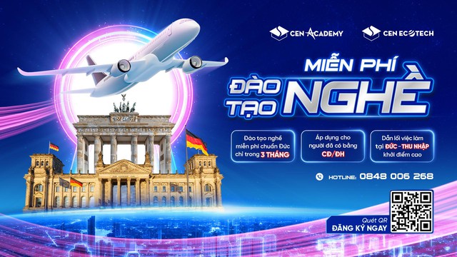 Cen EcoTech miễn phí đào tạo nghề chuẩn quốc tế - Ảnh 1