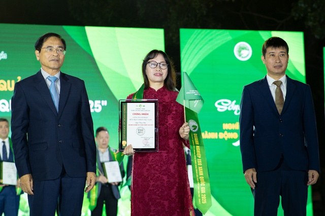 Vedan Việt Nam được trao chứng nhận “Doanh nghiệp ESG Xanh Quốc gia 2025” - Ảnh 1