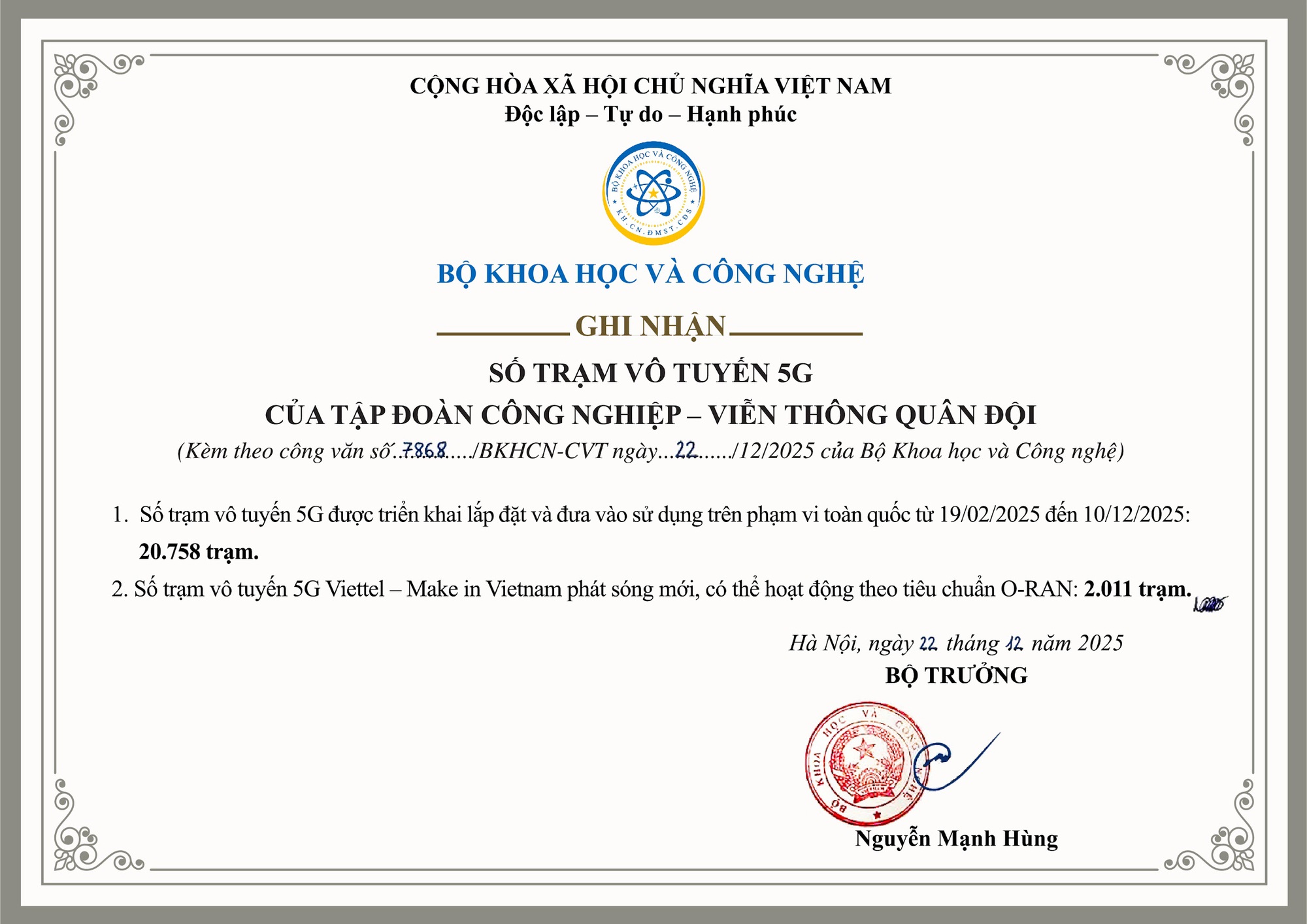 Cuộc cách mạng hạ tầng 5G: Từ người dùng công nghệ đến nhà kiến tạo nền tảng - Ảnh 2