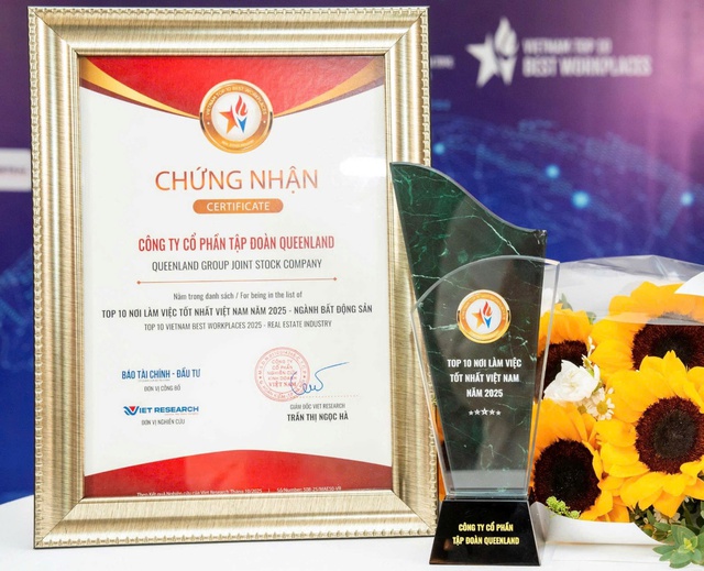 QueenLand Group được vinh danh Top 10 Nơi làm việc tốt nhất Việt Nam 2025 - Ảnh 1