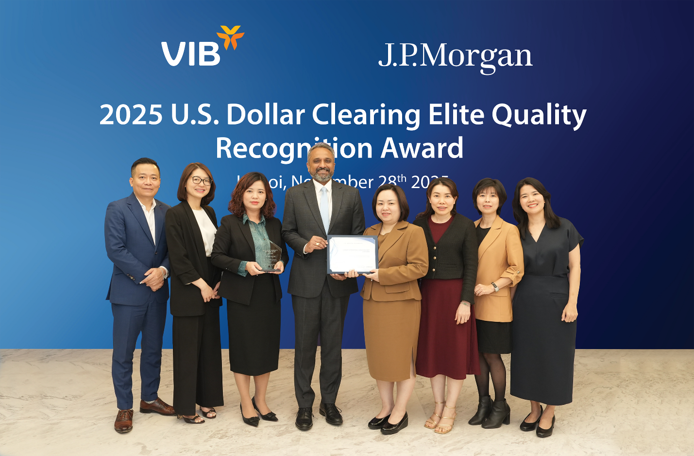 VIB được JP Morgan vinh danh Giải thưởng “Chất lượng Thanh toán quốc tế xuất sắc năm 2025” - Ảnh 2