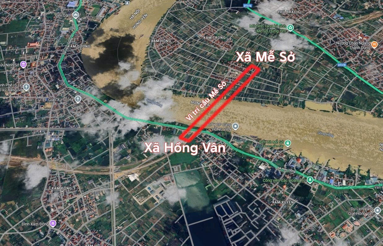 Toàn cảnh công trường thi công cầu Mễ Sở rộng 4 làn xe nối Hà Nội - Hưng Yên. - Ảnh 15