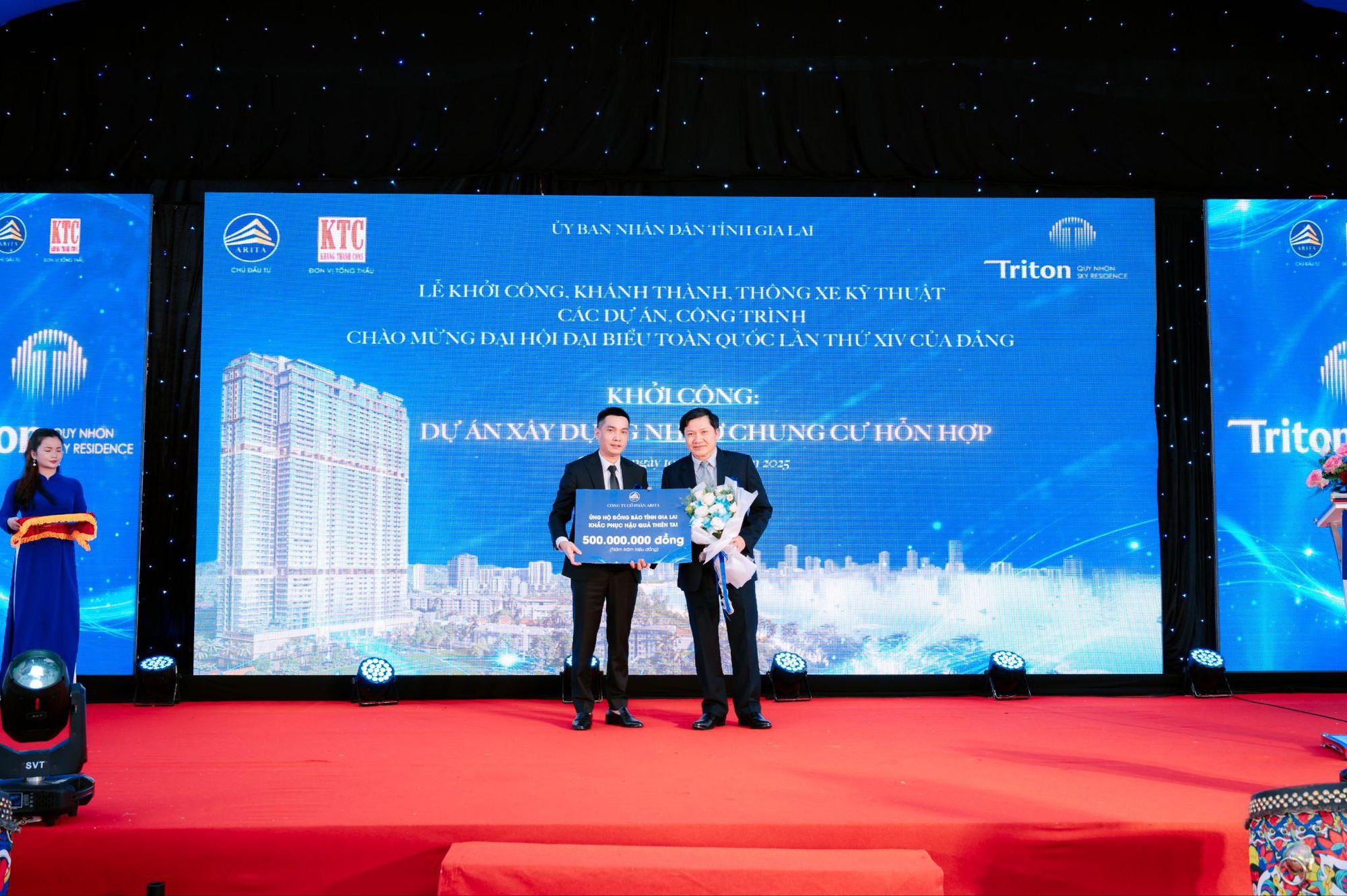 Khởi công dự án xây dựng nhà ở chung cư hỗn hợp hơn 3.500 tỷ đồng Triton - Quy Nhon Sky Residence - Ảnh 2