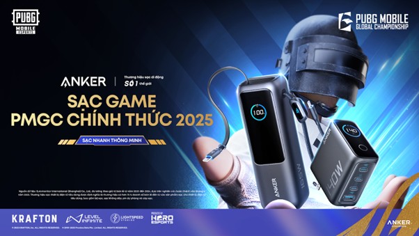 Tin vui cho giới esport: Anker hợp tác PUBG MOBILE, đưa công nghệ sạc thông minh bước vào đấu trường PMGC 2025 - Ảnh 1