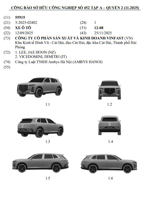 3 mẫu xe mới đăng ký của VinFast gây bão mạng, liệu có phải Lux SA và Lux A được 'hồi sinh'? - Ảnh 2
