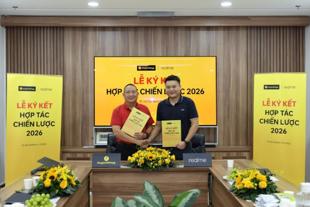 Thế Giới Di Động và realme ký kết chiến lược 2026: Mục tiêu tăng trưởng 2 chữ số, bứt tốc phân khúc trung - cao cấp - Ảnh 1