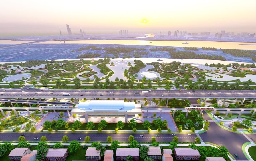 HĐND Hà Nội họp xem xét chủ trương đầu tư dự án Trục đại lộ cảnh quan sông Hồng - Ảnh 1