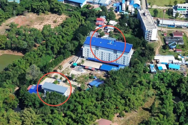 Thái Lan tấn công loạt toà nhà nghi là 'trung tâm lừa đảo' ở Campuchia - Ảnh 1