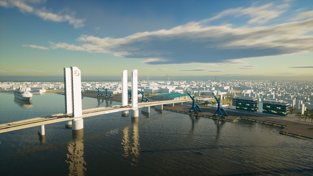 Phương án nâng tĩnh không cầu Thủ Thiêm 4 gắn với quy hoạch cảng - Ảnh 1