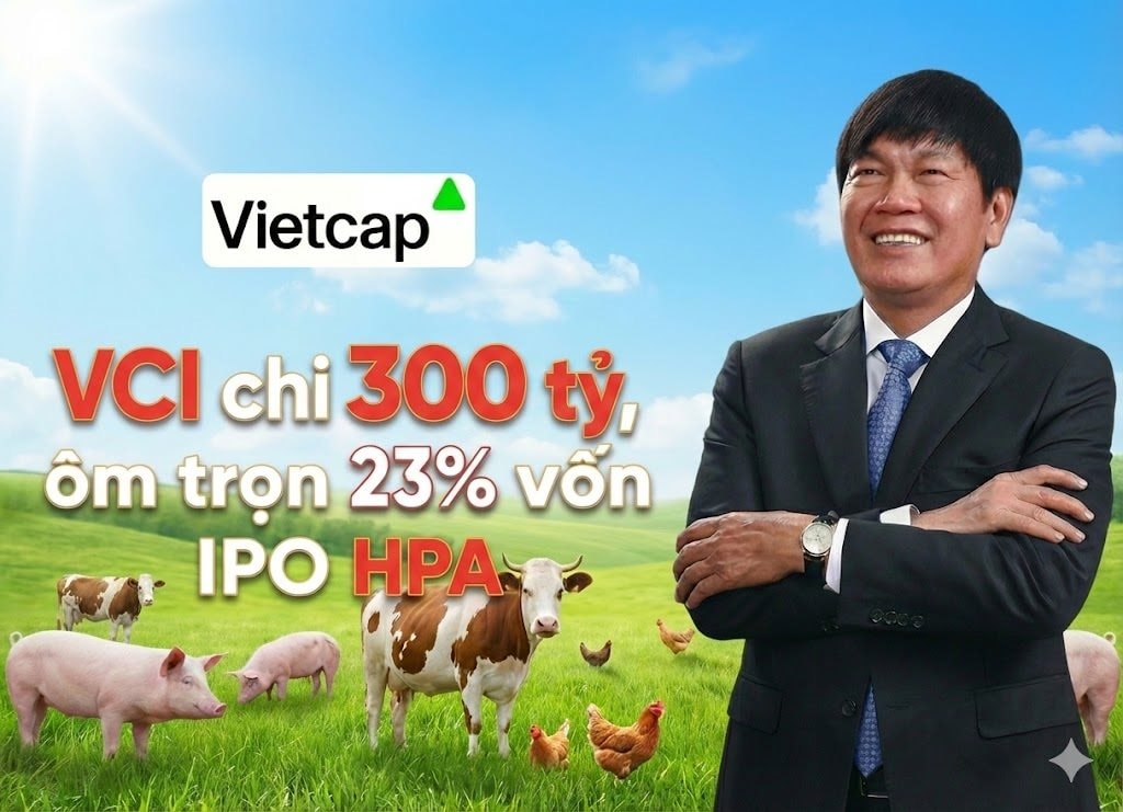 Vietcap "đặt cược" 300 tỷ ôm trọn 23% vốn IPO Công ty Nông nghiệp của tỷ phú Trần Đình Long - Ảnh 1