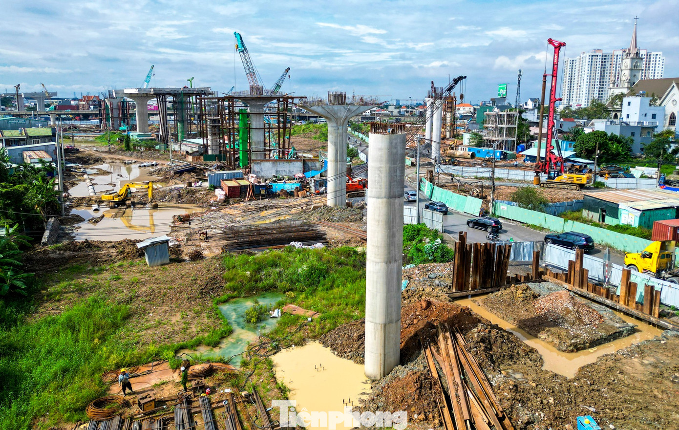 Nút giao nghìn tỷ phức tạp nhất Vành đai 3 trước ngày thông xe kỹ thuật - Ảnh 2