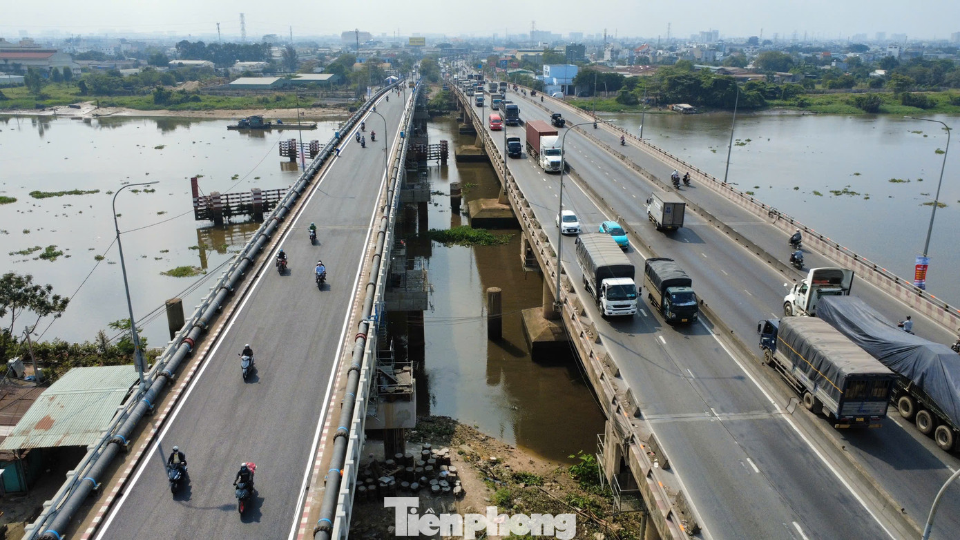 Diện mạo cầu Bình Phước 1 sau khi hoàn thành nâng tĩnh không - Ảnh 2
