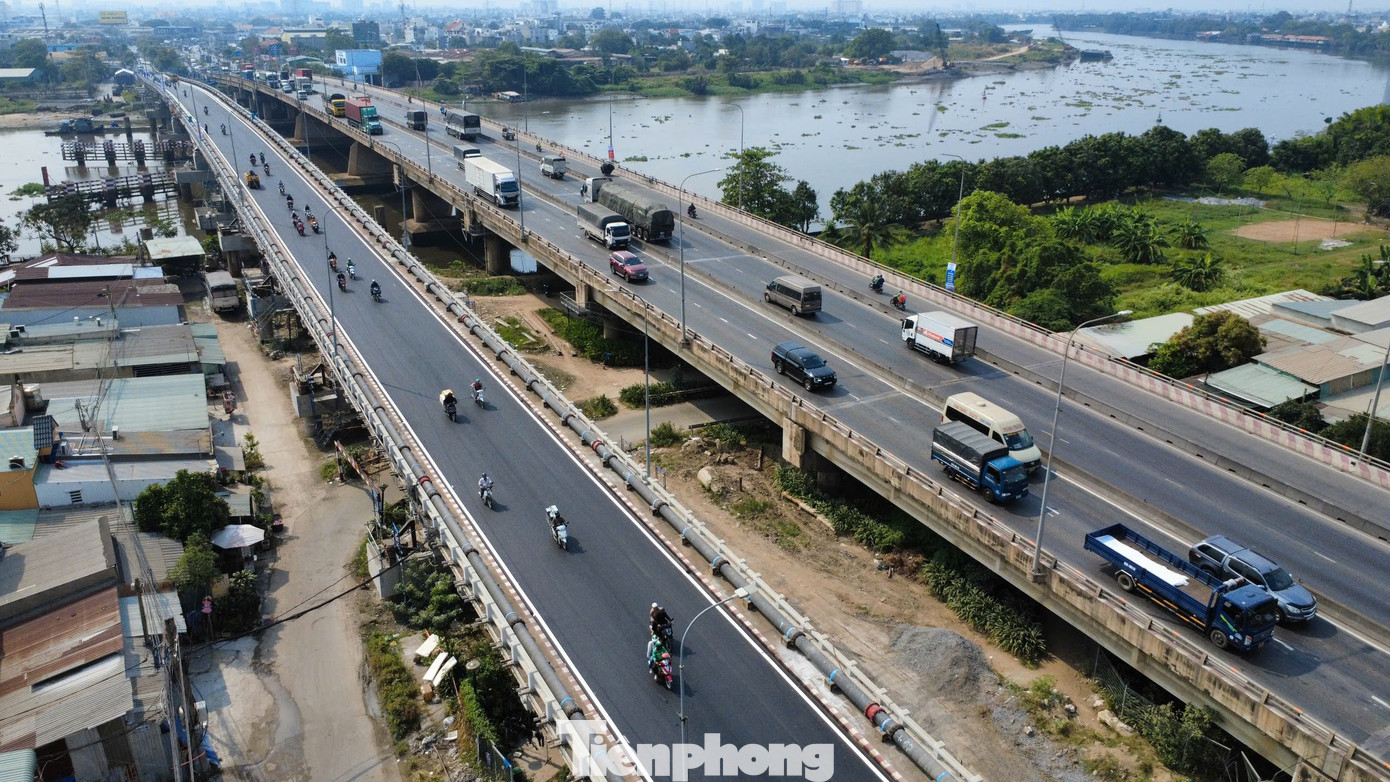 Diện mạo cầu Bình Phước 1 sau khi hoàn thành nâng tĩnh không - Ảnh 3