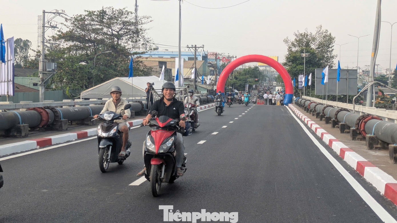 Diện mạo cầu Bình Phước 1 sau khi hoàn thành nâng tĩnh không - Ảnh 8