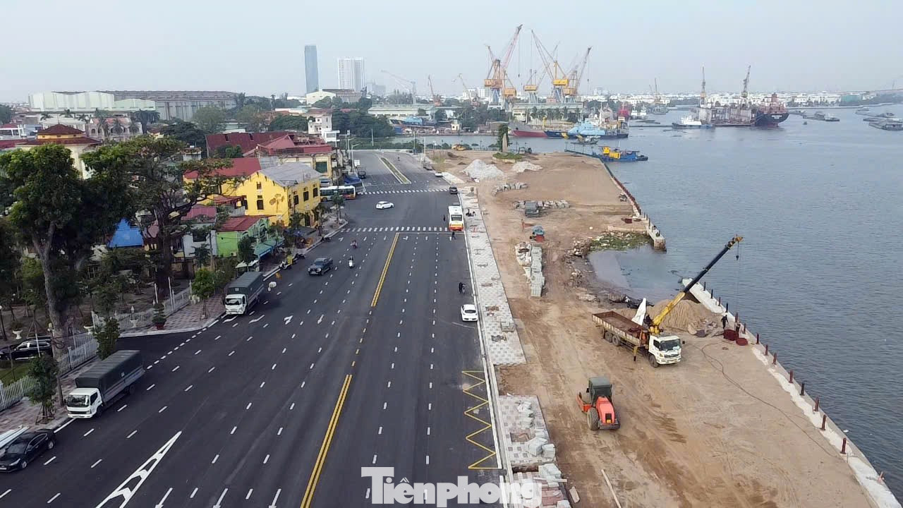 Lãnh đạo TP Hải Phòng ra 'tối hậu thư', gấp rút thi công dự án cải tạo bờ sông Tam Bạc - Ảnh 1