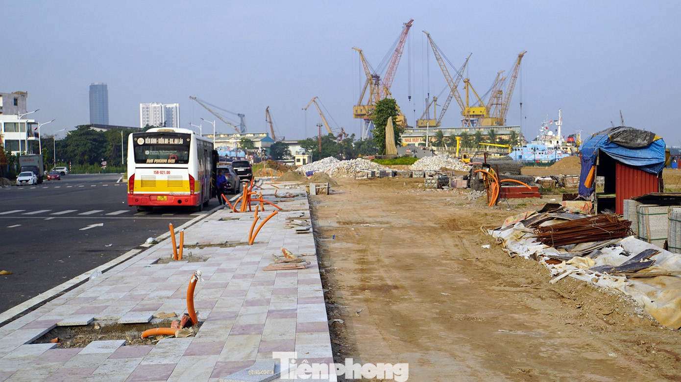 Lãnh đạo TP Hải Phòng ra 'tối hậu thư', gấp rút thi công dự án cải tạo bờ sông Tam Bạc - Ảnh 15