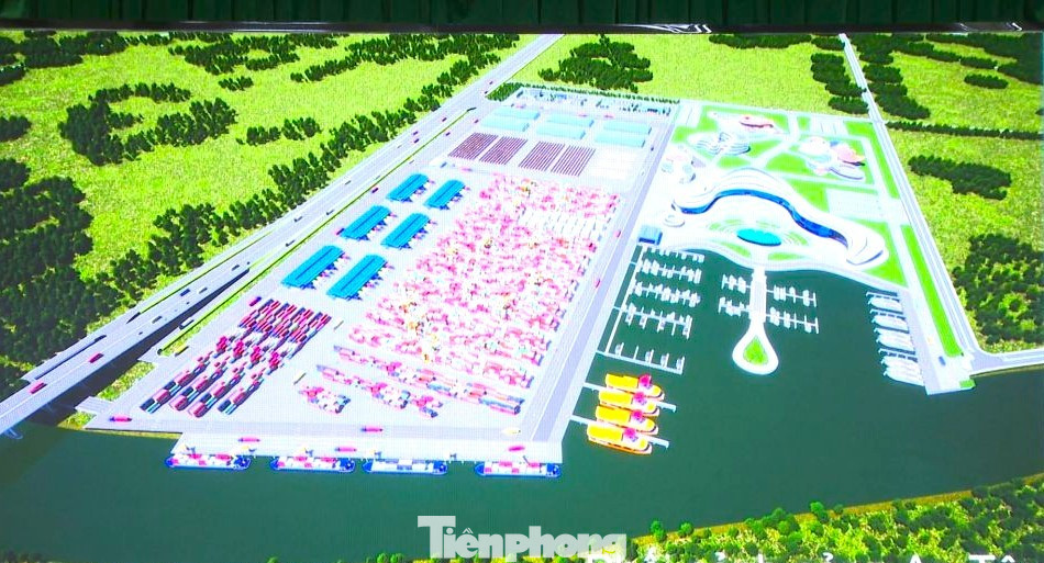 Nhìn từ trên cao khu vực sẽ có bến cảng, khu đô thị ven sông phía Bắc TPHCM - Ảnh 10