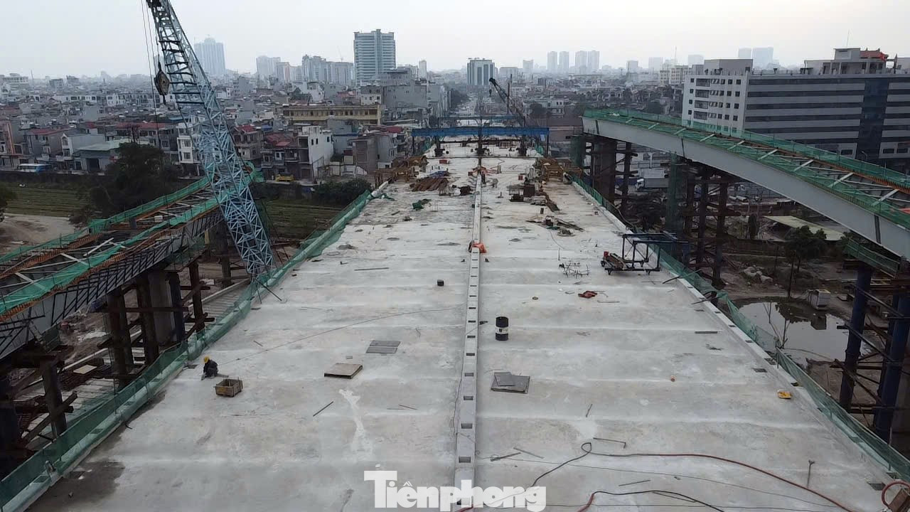Cận cảnh tiến độ thi công cầu 6.200 tỷ nối trung tâm Hải Phòng với các khu đô thị mới - Ảnh 4