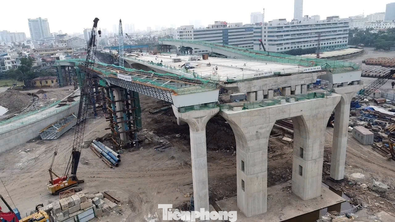 Cận cảnh tiến độ thi công cầu 6.200 tỷ nối trung tâm Hải Phòng với các khu đô thị mới - Ảnh 3