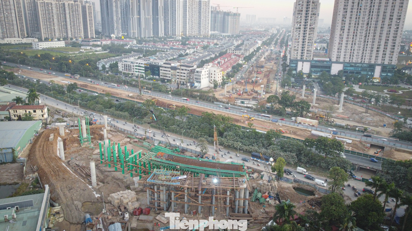 Công trường Vành đai 3,5 nhộn nhịp, dự án bước vào giai đoạn nước rút - Ảnh 7