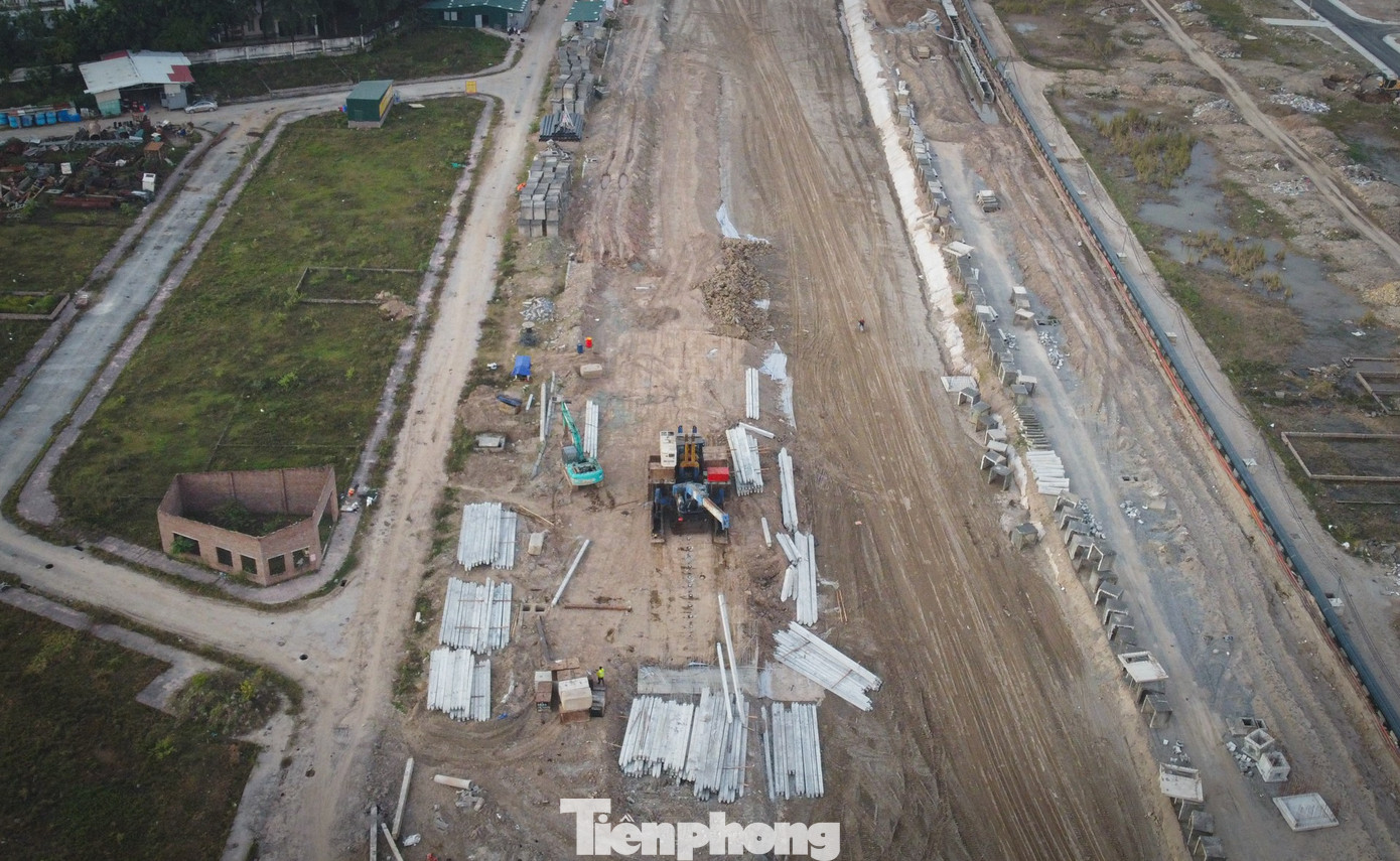 Công trường Vành đai 3,5 nhộn nhịp, dự án bước vào giai đoạn nước rút - Ảnh 10