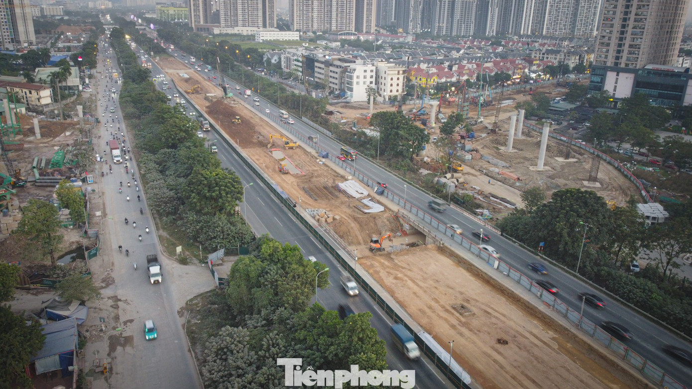 Công trường Vành đai 3,5 nhộn nhịp, dự án bước vào giai đoạn nước rút - Ảnh 6