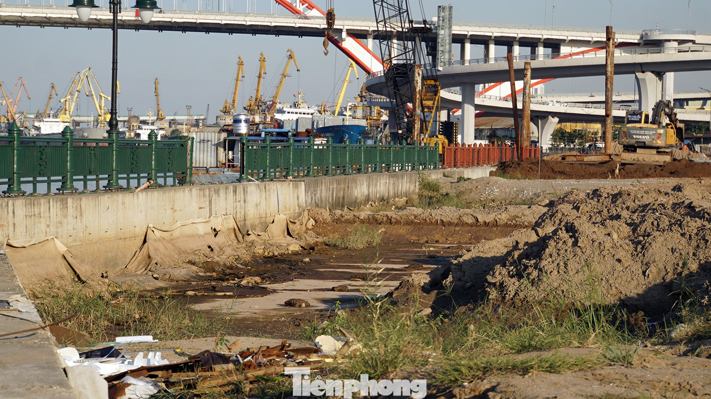 Lãnh đạo TP Hải Phòng ra 'tối hậu thư', gấp rút thi công dự án cải tạo bờ sông Tam Bạc - Ảnh 6