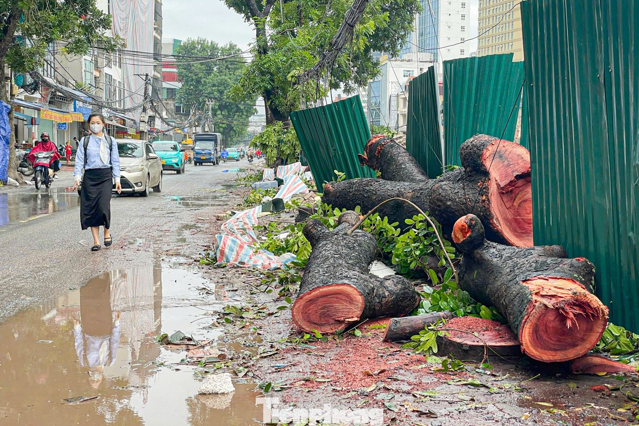 Dự án đường Vành đai 1 đoạn Hoàng Cầu - Voi Phục 'thần tốc' giải phóng mặt bằng - Ảnh 28