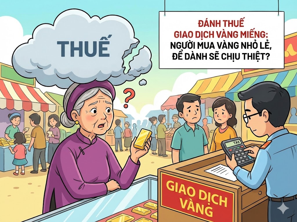 Đánh thuế giao dịch vàng miếng: Người mua vàng nhỏ lẻ, để dành sẽ chịu thiệt? - Ảnh 2