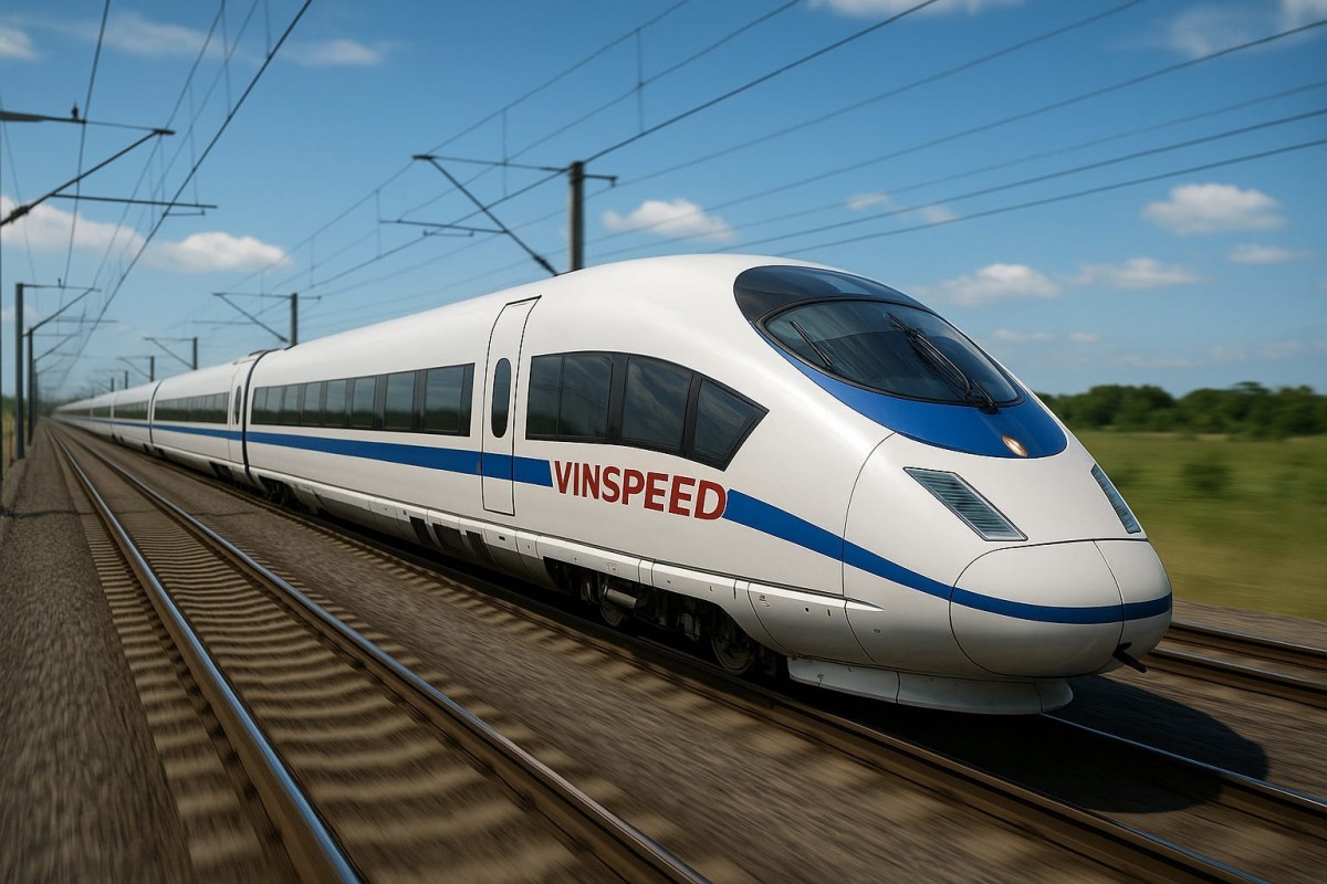 Dự án đường sắt tốc độ cao 153.000 tỷ đồng nối hai siêu dự án của tỷ phú Phạm Nhật Vượng do Vinspeed đề xuất: Bộ Xây dựng cảnh báo áp lực tiến độ - Ảnh 1