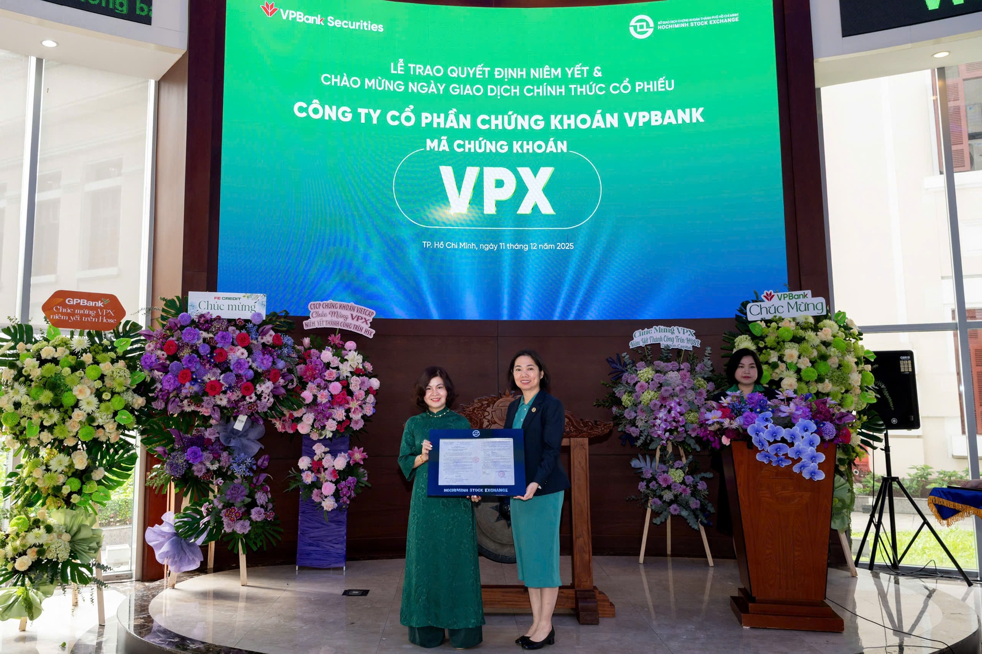 Cổ phiếu VPX chính thức giao dịch trên HoSE - Ảnh 1