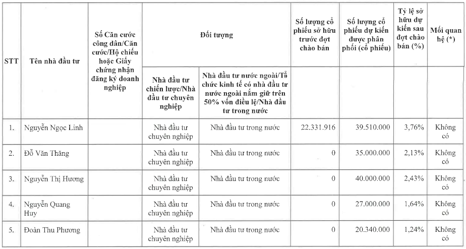 5 cá nhân dự kiến mua gần 162 triệu cổ phiếu riêng lẻ của Chứng khoán VPS - Ảnh 1