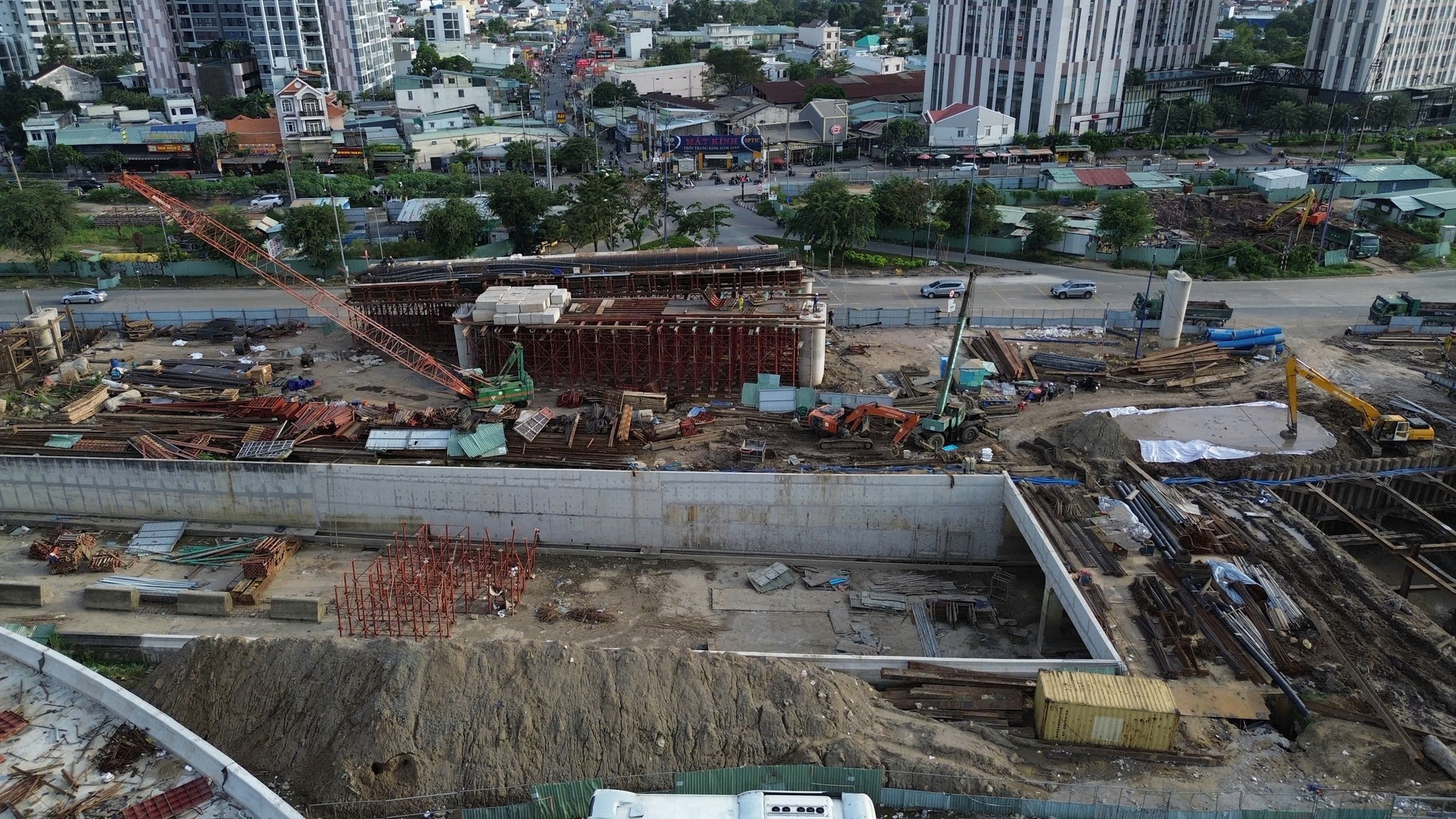 Hình ảnh công trường nút giao An Phú những ngày cuối năm - Ảnh 13