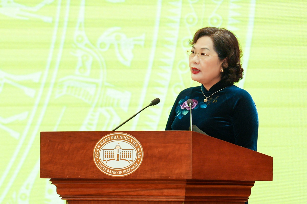 Thống đốc Nguyễn Thị Hồng: 2021 - 2025 là nhiệm kỳ đầy biến động, khó khăn nhưng cũng ghi đậm nhiều dấu ấn, cảm xúc đối diện với những khó khăn chưa từng có - Ảnh 1