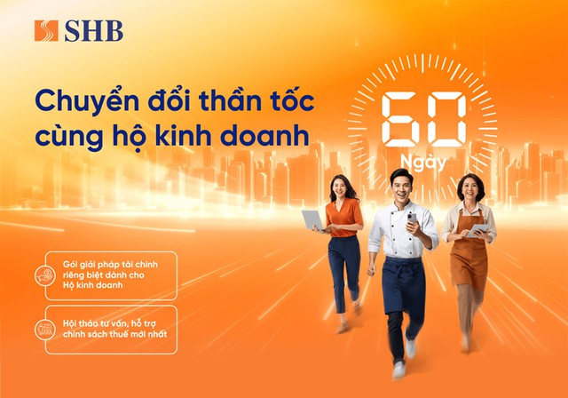 SHB kích hoạt chiến dịch 60 ngày chuyển đổi tăng tốc cho tiểu thương trên toàn quốc - Ảnh 1