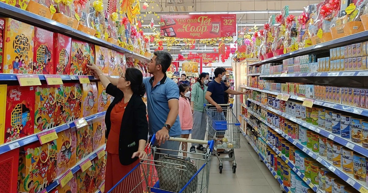 Giỏ quà Tết giá chỉ từ 99.000 đồng, chiết khấu đến 32% hỗ trợ người tiêu dùng