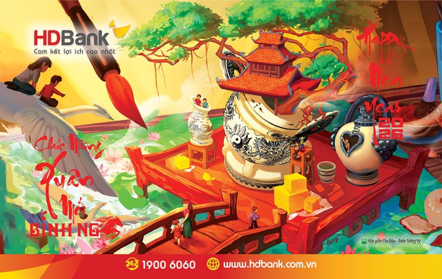Bộ lịch HDBank 2026 - Di sản rực rỡ hòa nhịp tinh thần đổi mới - Ảnh 2