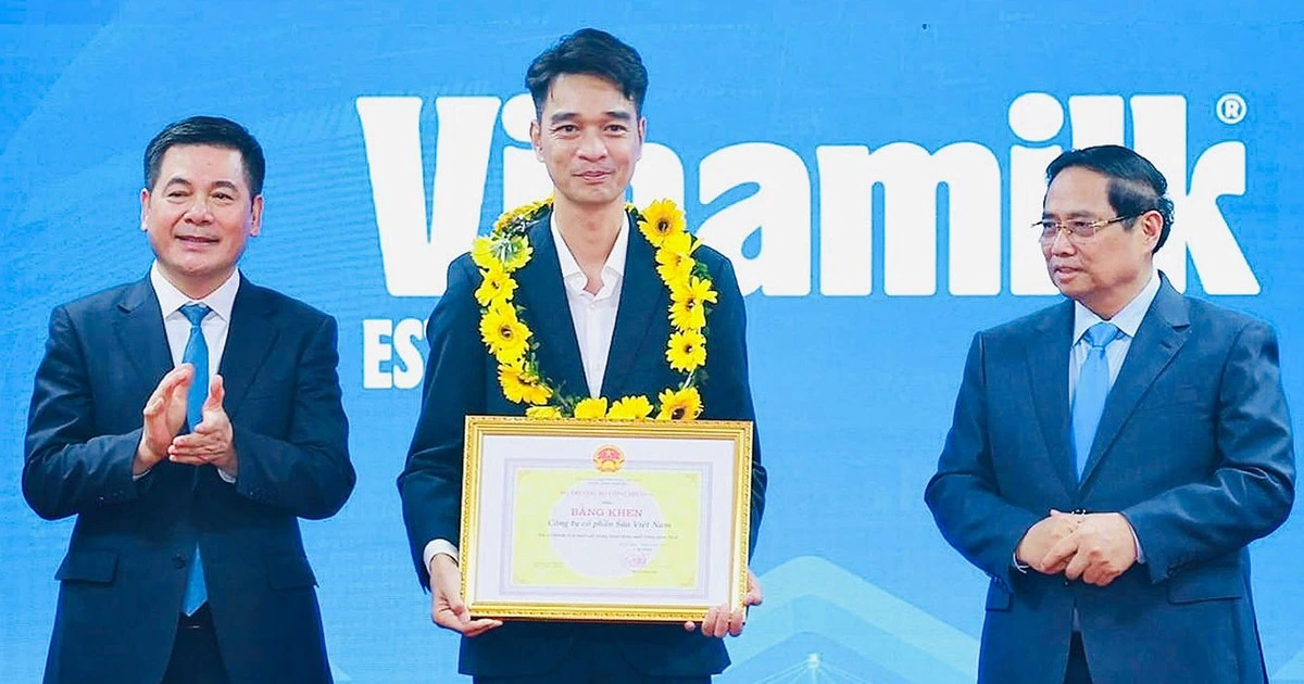 Vinamilk được Bộ Công thương vinh danh Doanh nghiệp xuất khẩu tiêu biểu