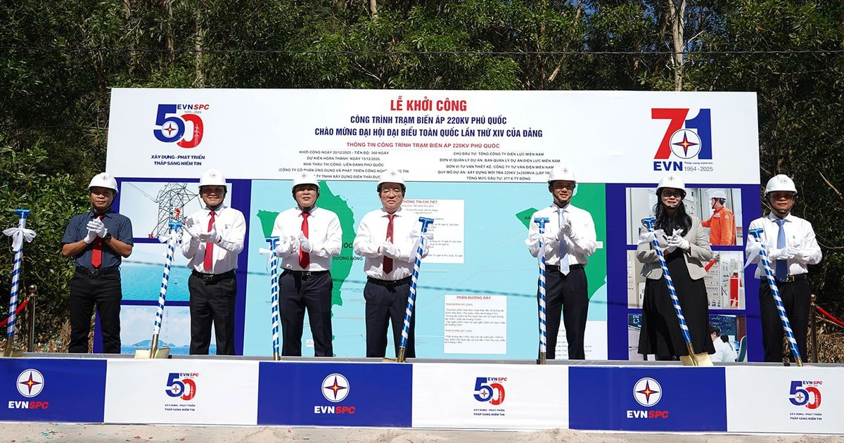 EVNSPC: Nhiều công trình chào mừng Đại hội đại biểu toàn quốc lần thứ XIV của Đảng