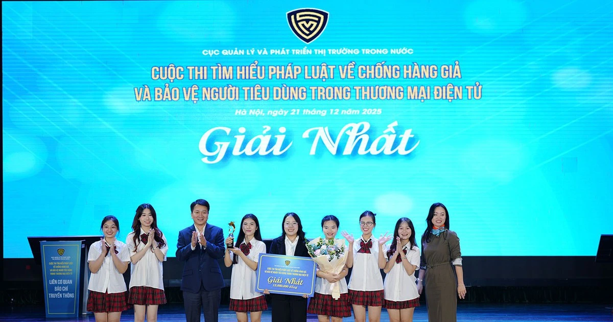 Chung kết thi tìm hiểu pháp luật chống hàng giả, bảo vệ người tiêu dùng trong TMĐT