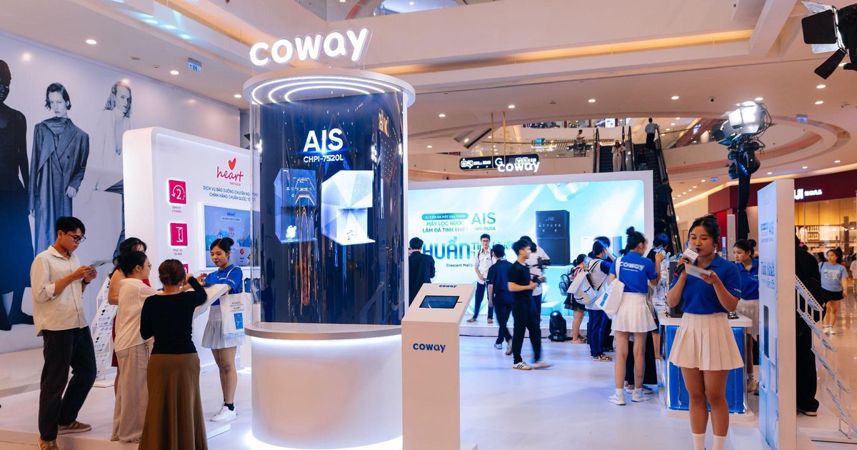 Máy lọc nước, làm đá đầu tiên của Coway Vina: AIS thiết kế chuẩn mực sống mới