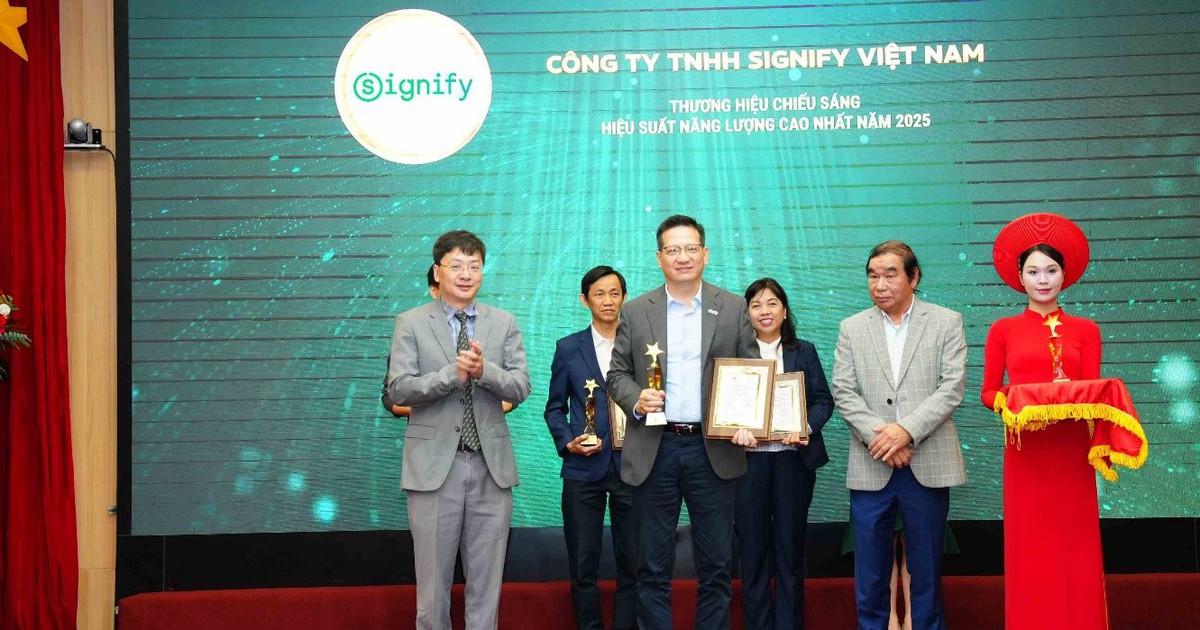 Philips của Signify 4 năm liền đạt giải Hiệu suất Năng lượng cao nhất