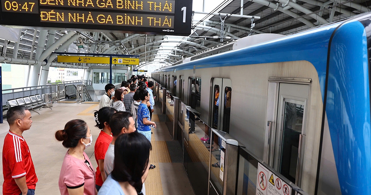 Gần 19 triệu lượt khách đi metro số 1 TP.HCM, vượt xa kỳ vọng