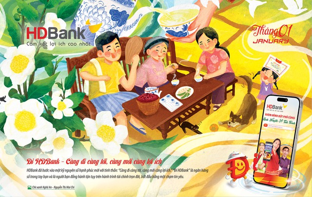 Bộ lịch HDBank 2026 - Di sản rực rỡ hòa nhịp tinh thần đổi mới - Ảnh 3