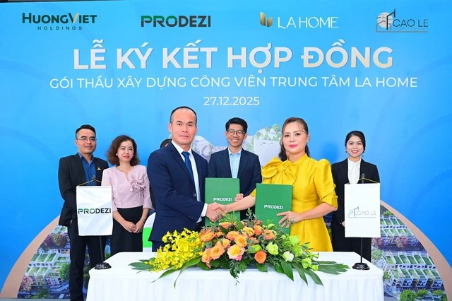 LA Home ký kết gói thầu xây dựng công viên trung tâm tại phía tây TP.HCM - Ảnh 2