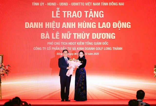 Doanh nhân Lê Nữ Thùy Dương được phong tặng danh hiệu Anh hùng Lao động - Ảnh 3